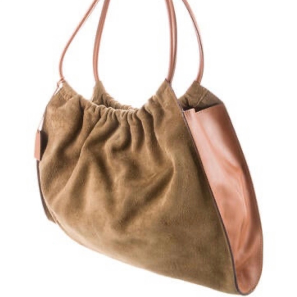 Gucci Vintage Suede Shoulder Bag